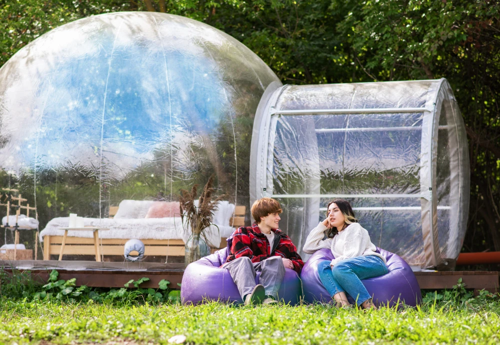 night sky bubble tent